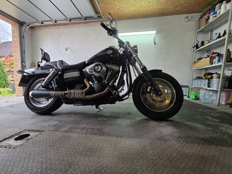 2013 Harley-Davidson Fat Bob, чёрный, 850000 рублей, вид 1