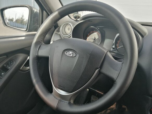 2019 Lada (ВАЗ) Granta I Рестайлинг, серый, 720000 рублей - вид 8
