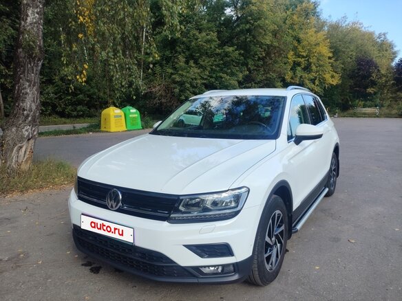 2019 Volkswagen Tiguan II, белый, 3300000 рублей - вид 1