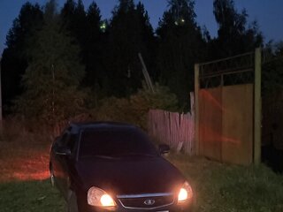 2008 Lada (ВАЗ) Priora I, серый, 190000 рублей, вид 1