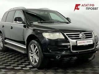 2008 Volkswagen Touareg I Рестайлинг, чёрный, 1390000 рублей, вид 3