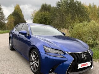 2016 Lexus GS 200t IV Рестайлинг, синий, 3500000 рублей, вид 3