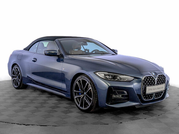 2021 BMW 4 серии 420i G22, G23, G26, синий, 5490000 рублей - вид 2