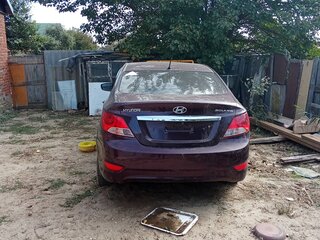2012 Hyundai Solaris I, фиолетовый, 350000 рублей, вид 3