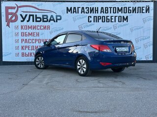 2016 Hyundai Solaris I Рестайлинг, синий, 1074000 рублей, вид 4