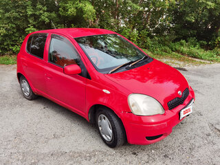 2003 Toyota Vitz I (P10), красный, 285000 рублей, вид 3
