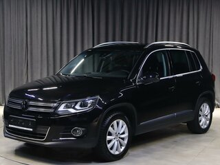 2015 Volkswagen Tiguan I Рестайлинг, чёрный, 1199000 рублей, вид 1