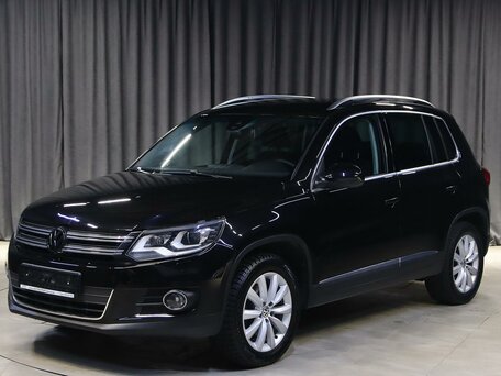 2015 Volkswagen Tiguan I Рестайлинг, чёрный, 1199000 рублей, вид 1