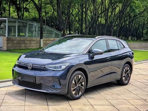2026 Volkswagen ID.4 Crozz, синий - вид 1