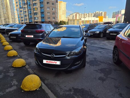 2014 Opel Astra J Рестайлинг, чёрный, 850000 рублей, вид 2