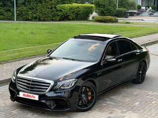 2017 Mercedes-Benz S-Класс AMG 63 AMG Long III (W222, C217) Рестайлинг, чёрный, 9100000 рублей, вид 1
