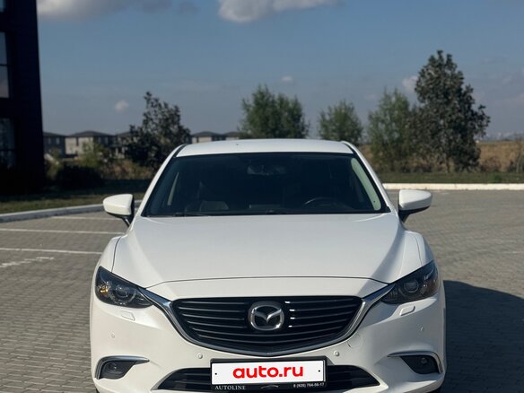 2015 Mazda 6 III (GJ) Рестайлинг, белый, 1780000 рублей - вид 2