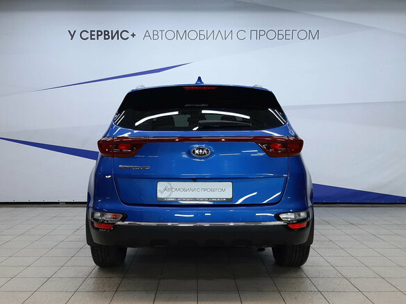 2021 Kia Sportage IV Рестайлинг, синий, 2419000 рублей - вид 3
