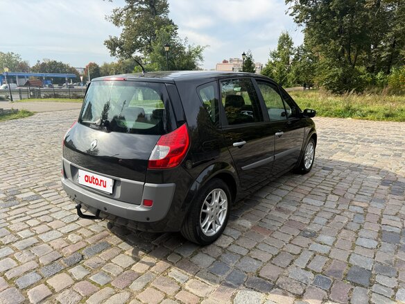 2008 Renault Scenic II Рестайлинг, чёрный, 599999 рублей - вид 4