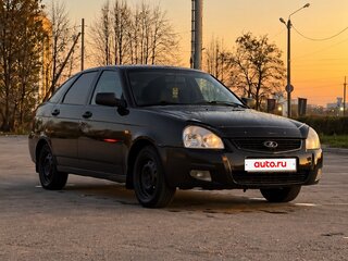 2010 Lada (ВАЗ) Priora I, чёрный, 210000 рублей, вид 1