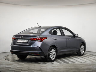2021 Hyundai Solaris II Рестайлинг, серый, 1689777 рублей, вид 5