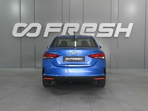 2020 Hyundai Solaris II Рестайлинг, синий, 1659000 рублей - вид 3
