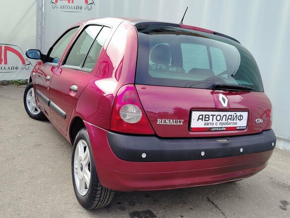 2003 Renault Clio II Рестайлинг, красный, 315000 рублей - вид 5
