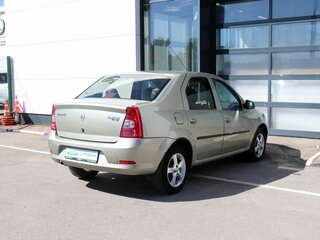 2013 Renault Logan I Рестайлинг, бежевый, 359000 рублей, вид 4