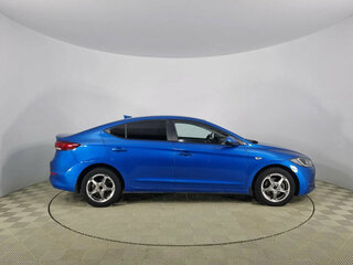 2017 Hyundai Elantra VI (AD), синий, 1020000 рублей, вид 4