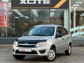 2014 Lada (ВАЗ) Granta I, серебристый, 299000 рублей, вид 1