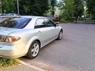2006 Mazda 6 I (GG) Рестайлинг, серебристый, 330000 рублей, вид 4