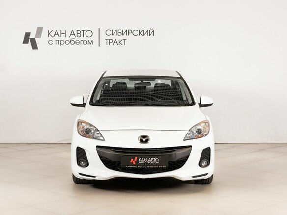 2012 Mazda 3 II (BL) Рестайлинг, белый, 831000 рублей - вид 1