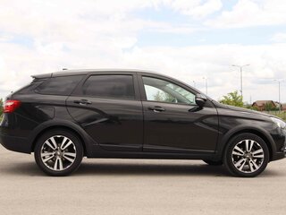 2017 Lada (ВАЗ) Vesta SW Cross I, чёрный, 1002660 рублей, вид 4