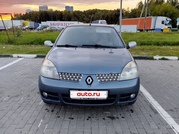 2007 Renault Symbol I Рестайлинг 2, серый, 180000 рублей - вид 2