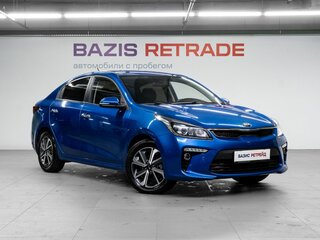 2017 Kia Rio IV, синий, 1470000 рублей, вид 3