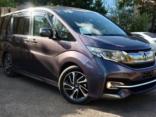 2015 Honda Stepwgn Spada V, фиолетовый, 1695000 рублей, вид 1