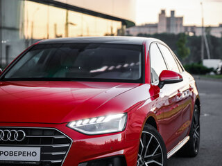 2020 Audi A4 35 TFSI V (B9) Рестайлинг, красный, 2875000 рублей, вид 2
