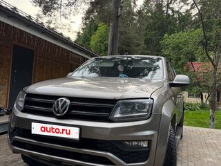2018 Volkswagen Amarok I Рестайлинг, бежевый, 2990000 рублей, вид 1