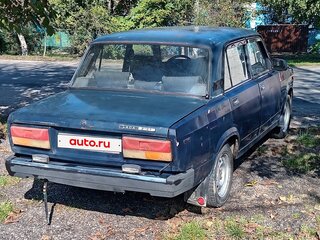 1996 Lada (ВАЗ) 2107, синий, 90000 рублей, вид 2