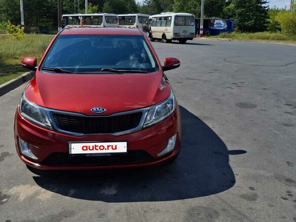 2012 Kia Rio 4-speed III, красный, 640000 рублей - вид 13