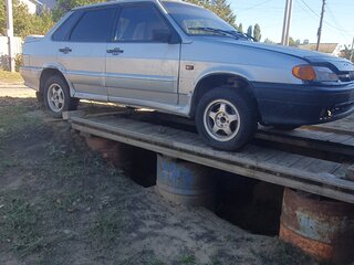 2001 Lada (ВАЗ) 2115, серебристый, 85000 рублей, вид 3