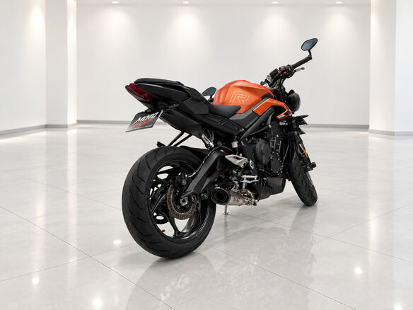 2024 Triumph Street Triple, оранжевый, 1229609 рублей - вид 5