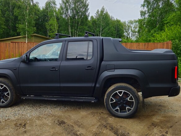 2011 Volkswagen Amarok I, чёрный, 1370000 рублей - вид 9