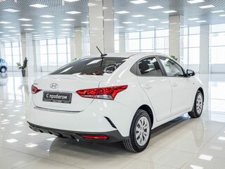 2020 Hyundai Solaris II Рестайлинг, белый, 1311000 рублей, вид 2