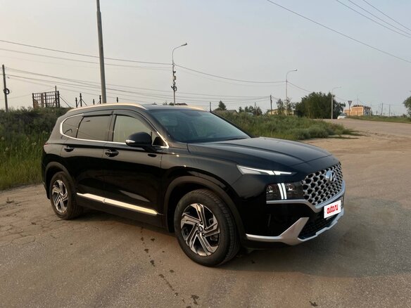 2021 Hyundai Santa Fe IV Рестайлинг, чёрный, 3600000 рублей - вид 10