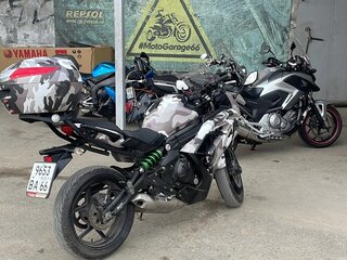 2015 Kawasaki ER-6F (Ninja 650R), серебристый, 515000 рублей, вид 3