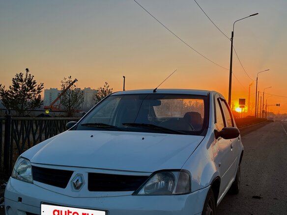 2008 Renault Logan I, белый, 270000 рублей