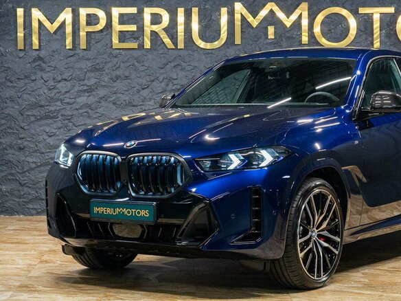 2026 BMW X6 40i III (G06) Рестайлинг, синий, 16590000 рублей - вид 3
