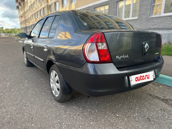 2006 Renault Symbol I Рестайлинг 2, серый - вид 3
