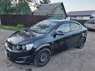 2013 Chevrolet Aveo II, чёрный, 590000 рублей, вид 1