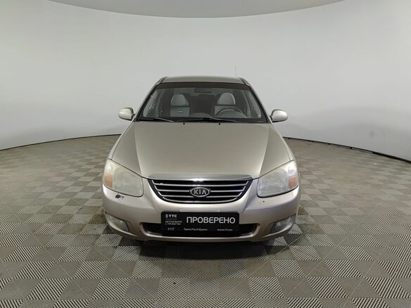 2008 Kia Cerato I Рестайлинг, бежевый - вид 1