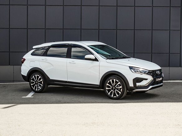 2026 Lada (ВАЗ) Vesta SW Cross I Рестайлинг (NG), белый - вид 4