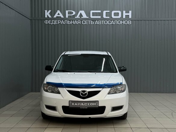 2008 Mazda 3 I (BK) Рестайлинг, белый - вид 2