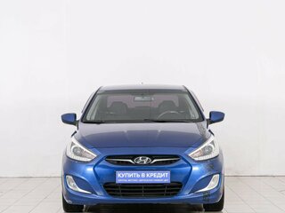 2013 Hyundai Solaris I, синий, 899000 рублей, вид 2