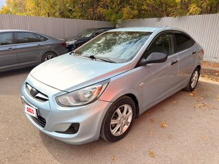 2011 Hyundai Solaris I, голубой, 590000 рублей, вид 1